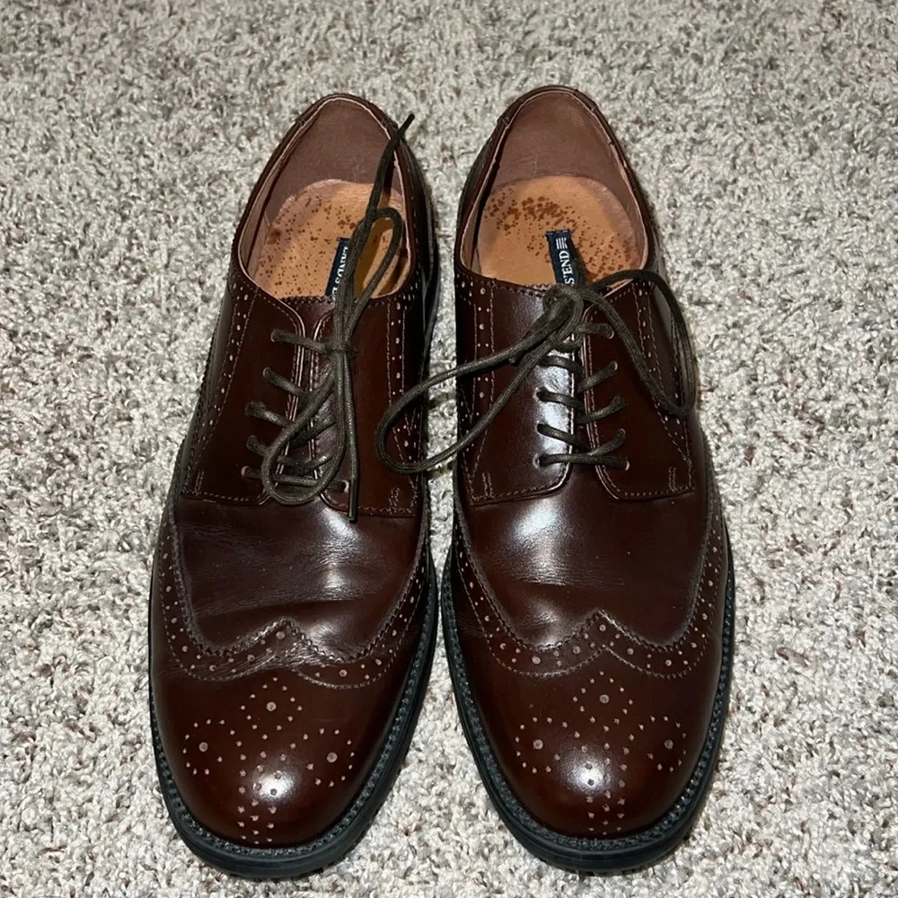 Lands End Men’s Lace Up Oxford Shoes